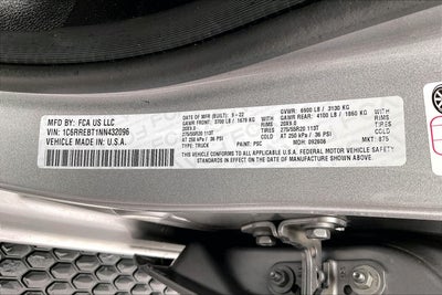 2022 RAM 1500 Big Horn