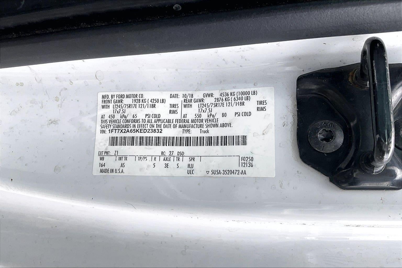 2019 Ford Super Duty F-250 Srw XL