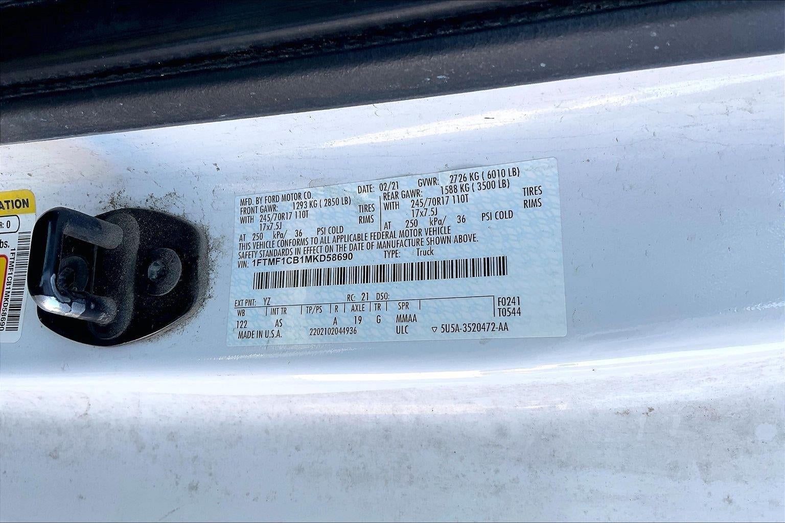 2021 Ford F-150 XL