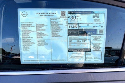 2026 Nissan Altima SR