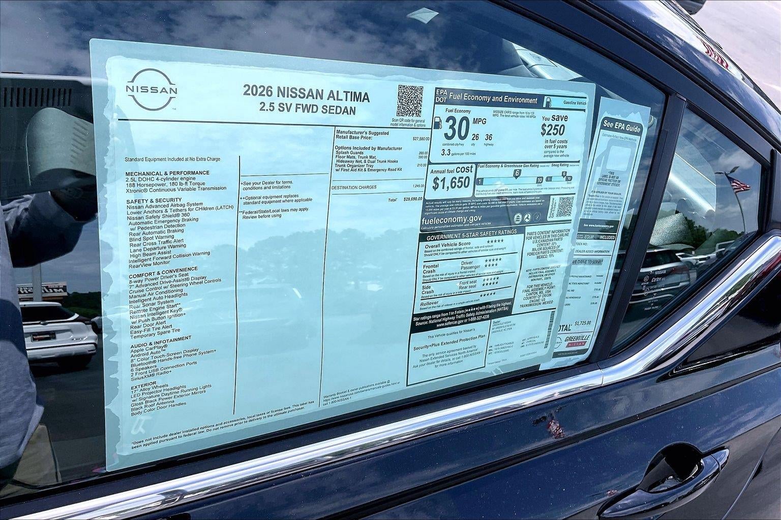 2026 Nissan Altima SV