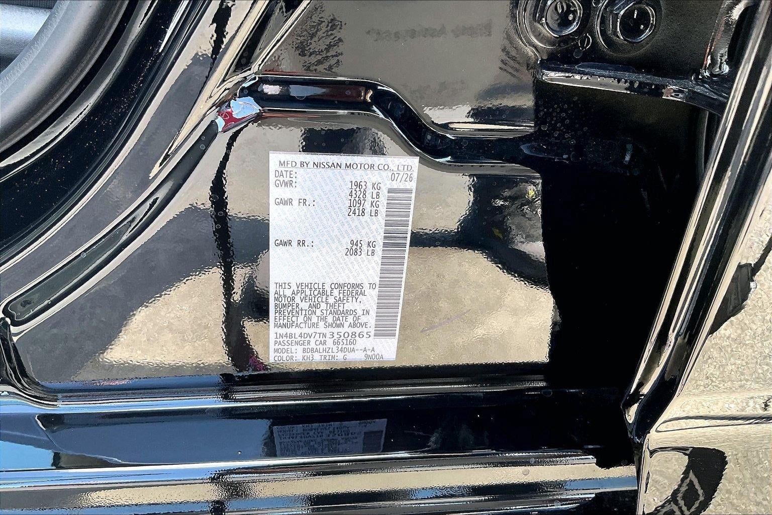 2026 Nissan Altima SV