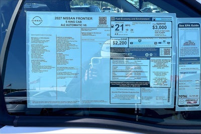 2027 Nissan Frontier S