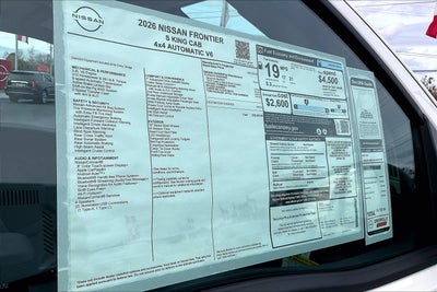 2026 Nissan Frontier S