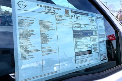 2026 Nissan Frontier S