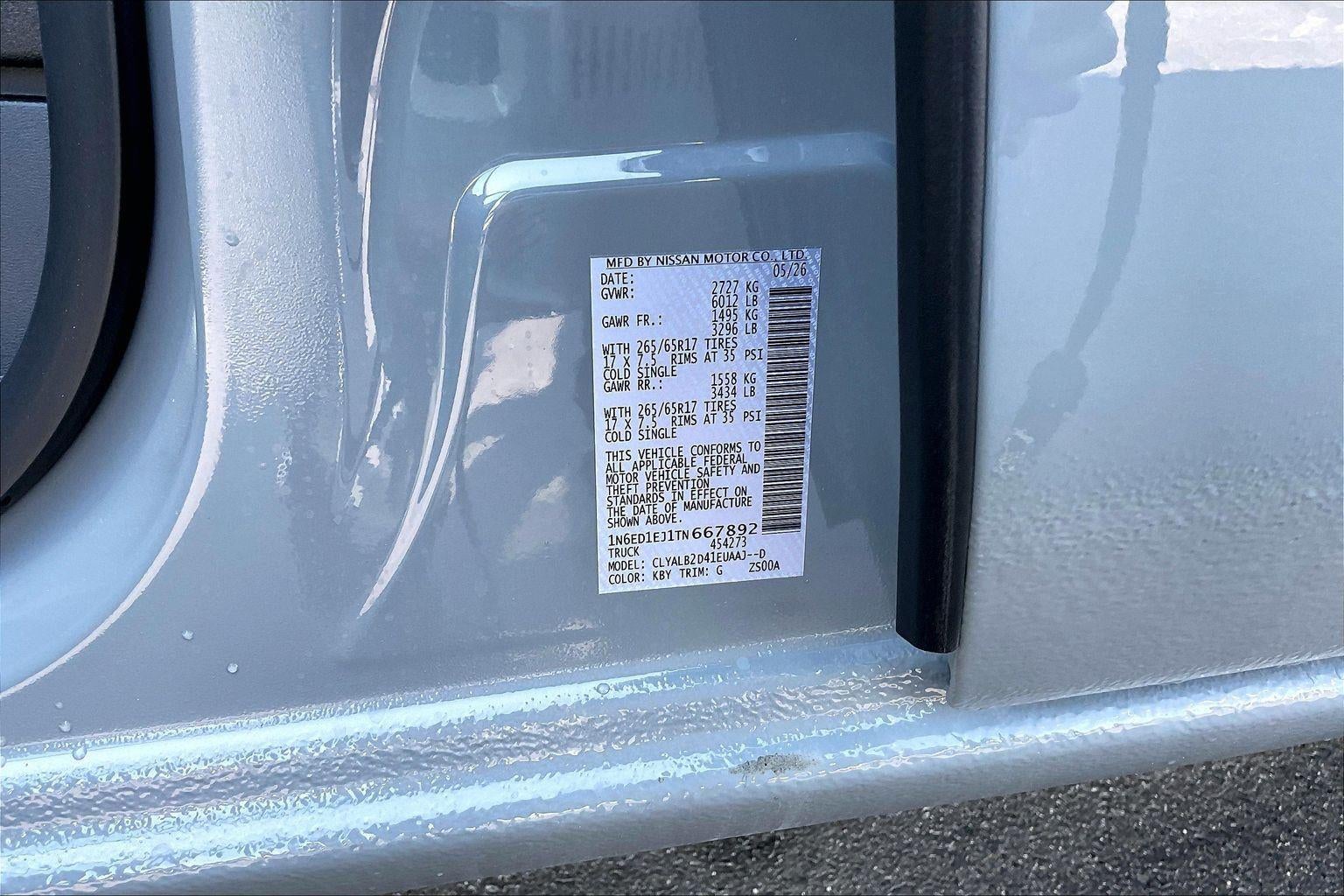 2026 Nissan Frontier SV