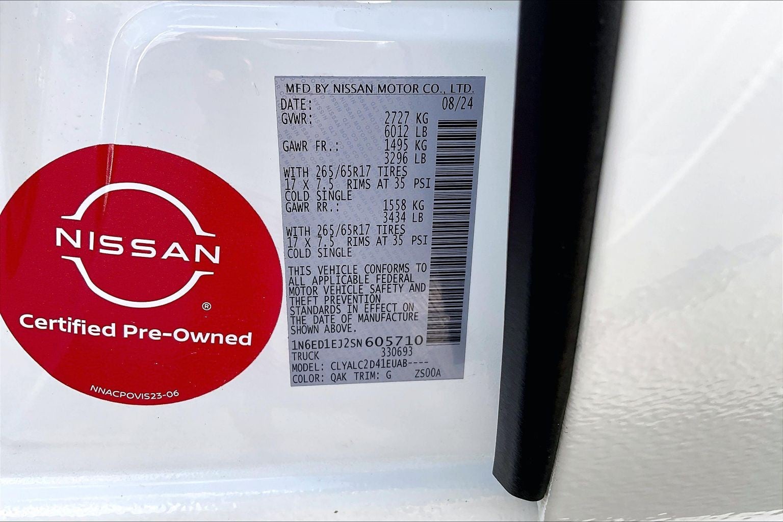 2025 Nissan Frontier SV