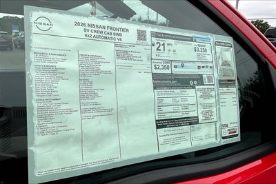 2026 Nissan Frontier SV