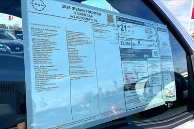 2026 Nissan Frontier S