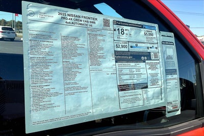 2025 Nissan Frontier PRO-4X