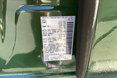 2025 Nissan Frontier PRO-4X