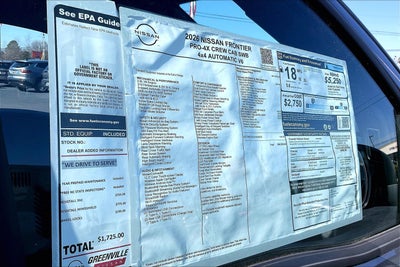 2026 Nissan Frontier PRO-4X