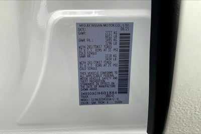 2026 Nissan Frontier PRO-4X