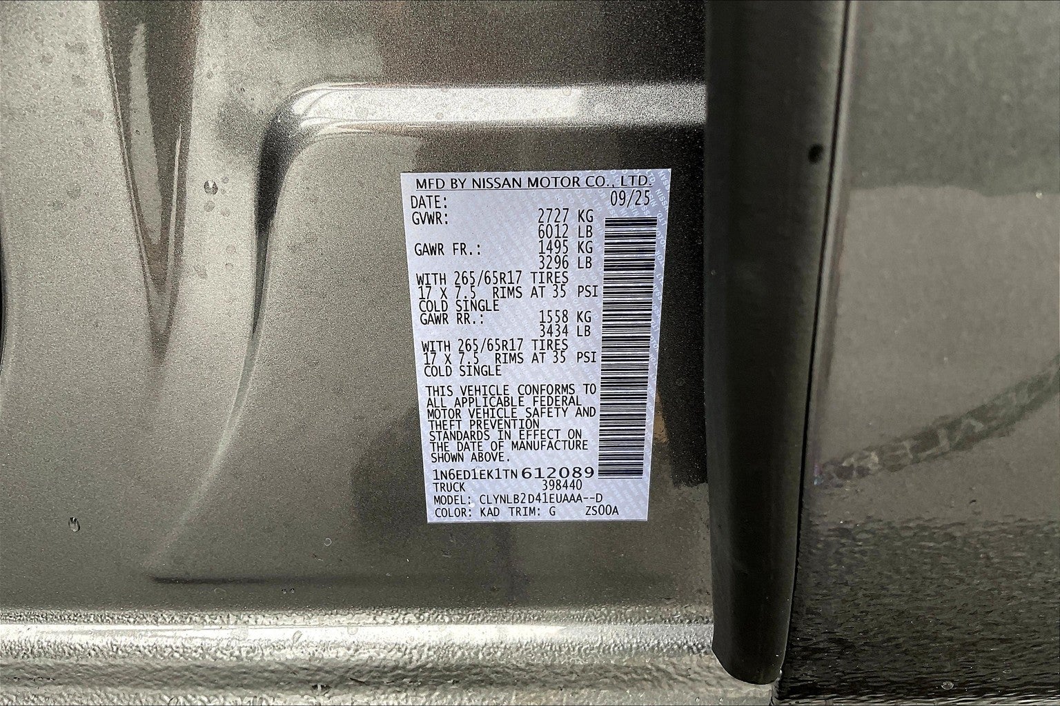 2026 Nissan Frontier SV