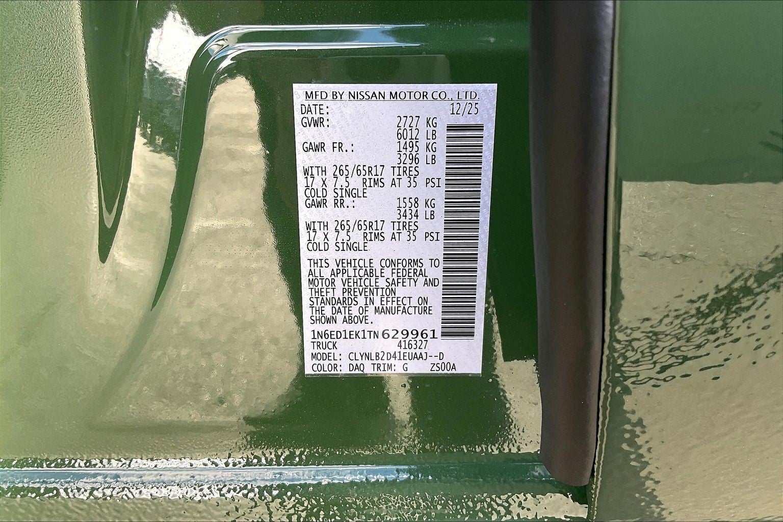 2026 Nissan Frontier SV