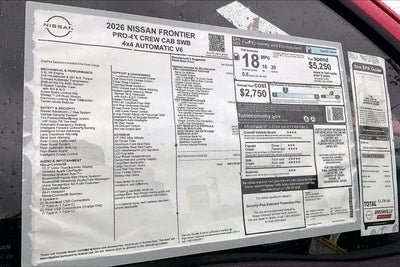 2026 Nissan Frontier PRO-4X