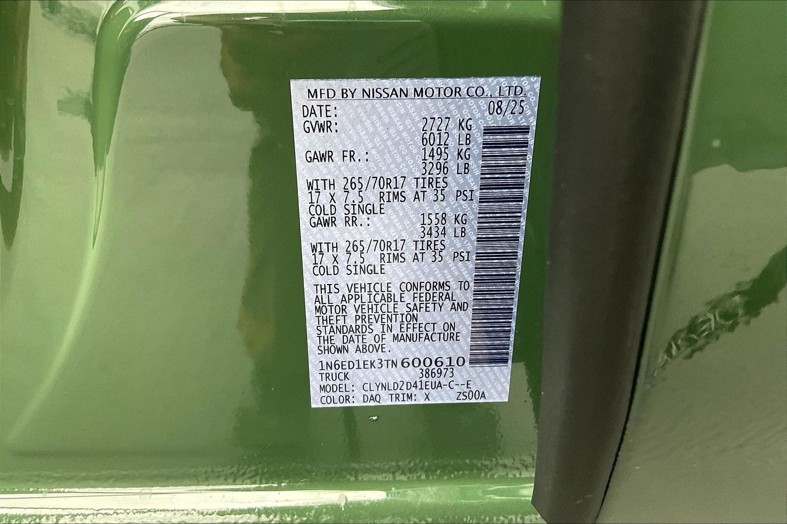 2026 Nissan Frontier PRO-4X