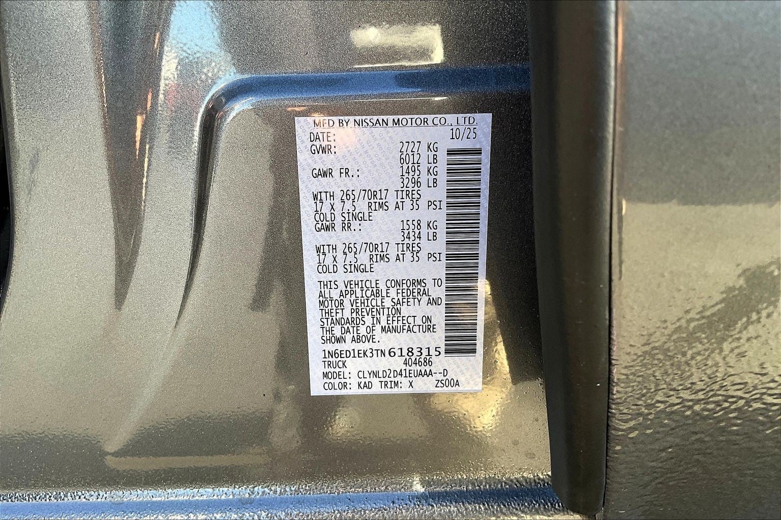 2026 Nissan Frontier PRO-4X