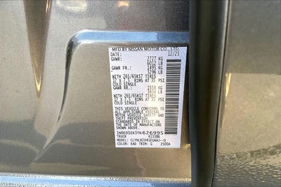 2026 Nissan Frontier SV