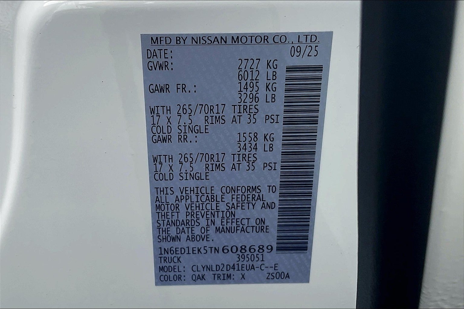 2026 Nissan Frontier PRO-4X