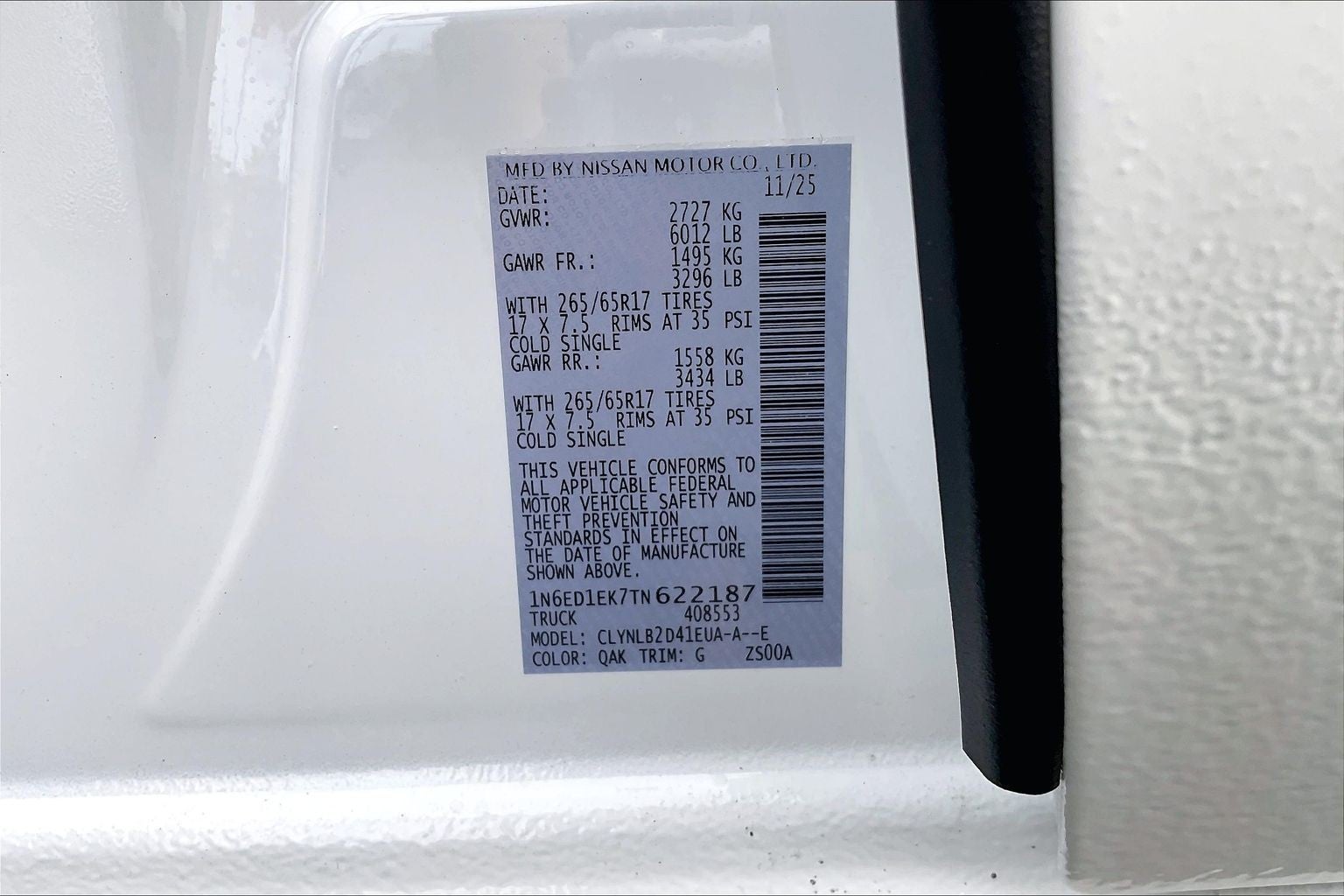 2026 Nissan Frontier SV