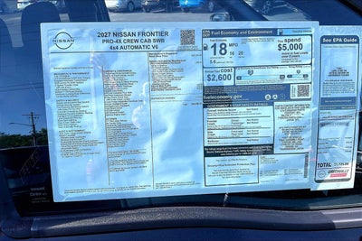 2027 Nissan Frontier PRO-4X