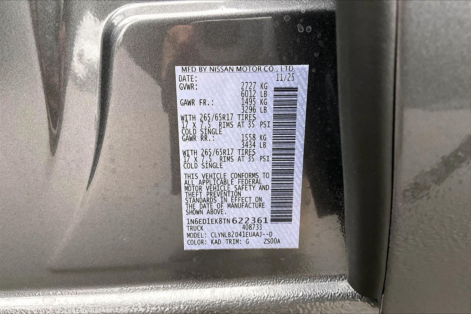 2026 Nissan Frontier SV