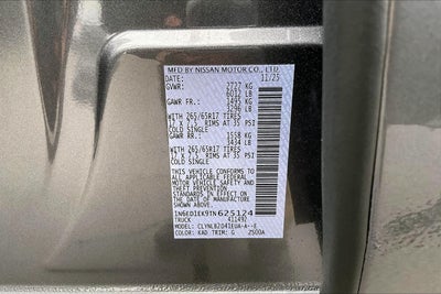 2026 Nissan Frontier SV