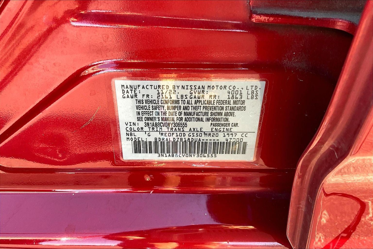 2022 Nissan Sentra SV