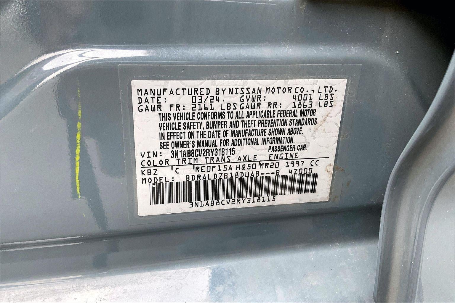 2024 Nissan Sentra SV