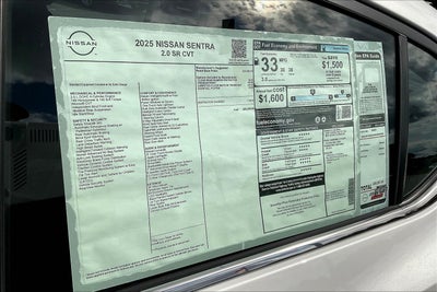 2025 Nissan Sentra SR
