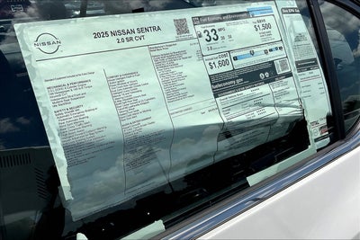 2025 Nissan Sentra SR