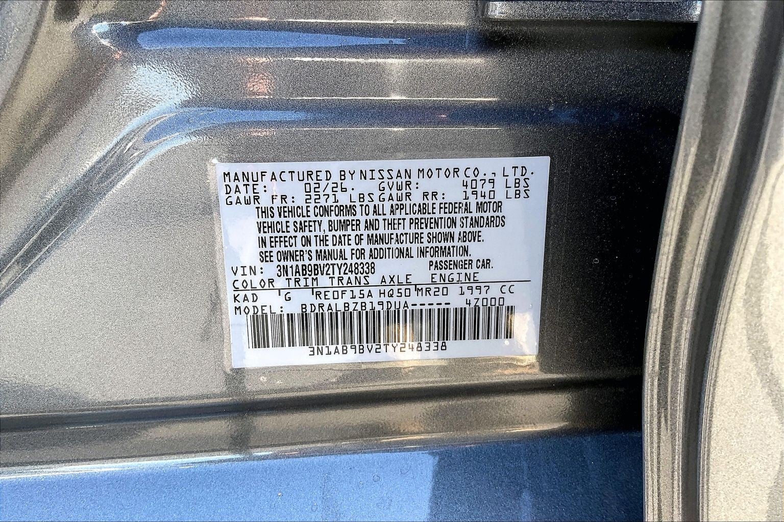 2026 Nissan Sentra S