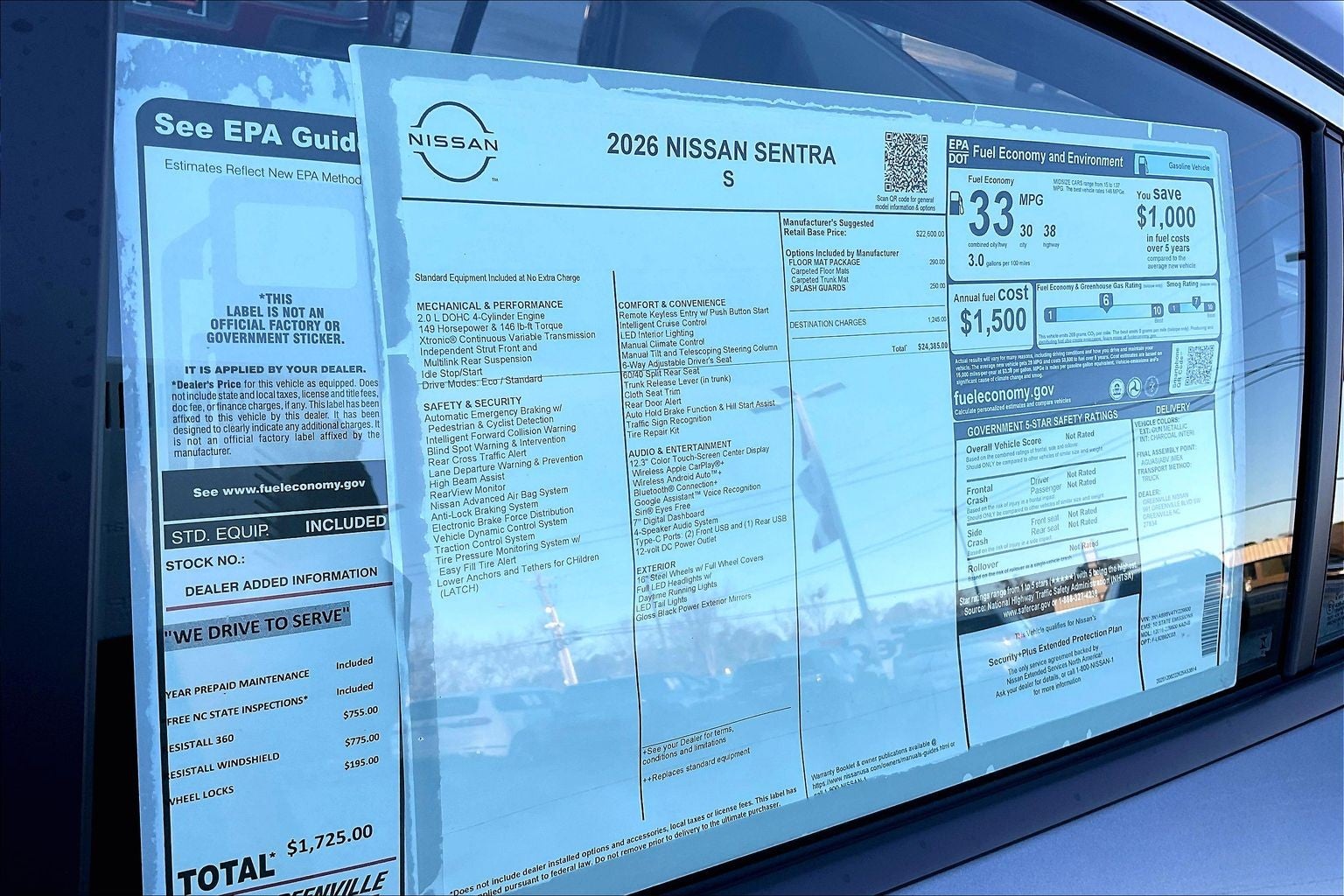 2026 Nissan Sentra S