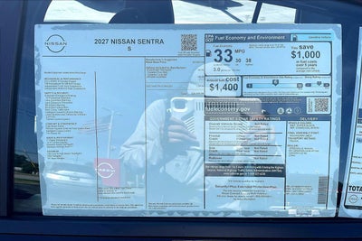 2027 Nissan Sentra S