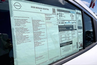 2026 Nissan Sentra S