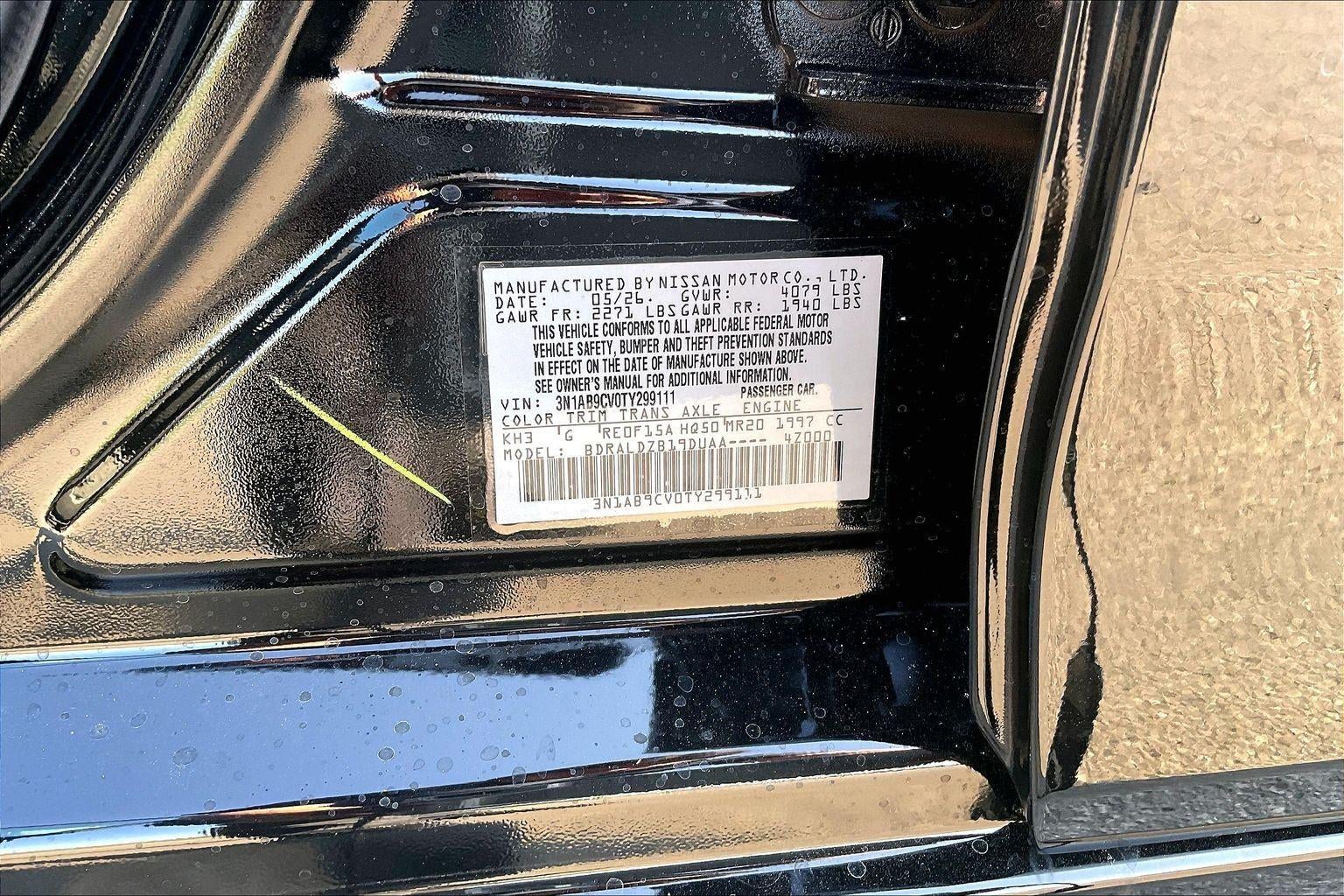 2026 Nissan Sentra SV