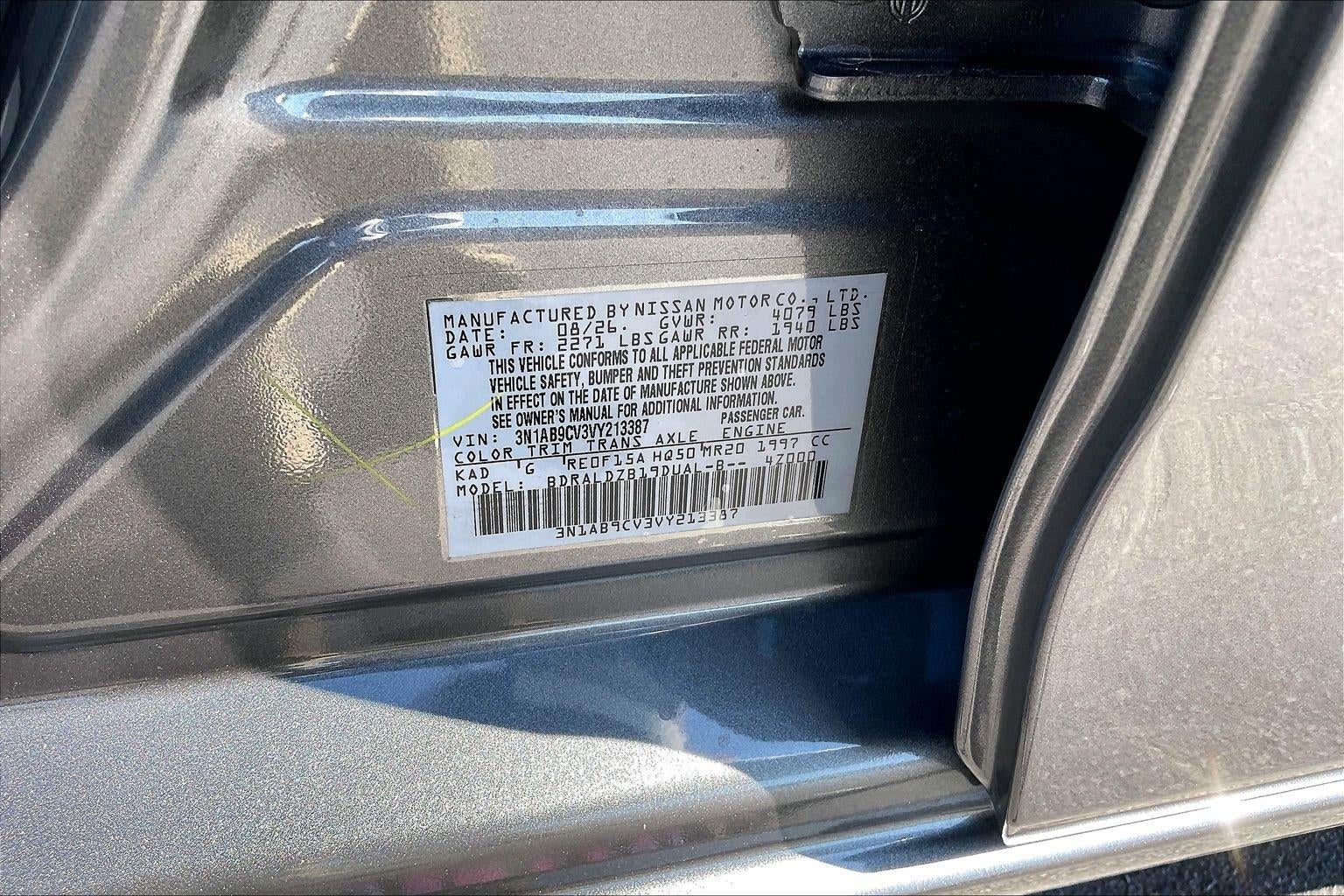 2027 Nissan Sentra SV