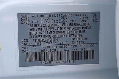 2026 Nissan Sentra SV