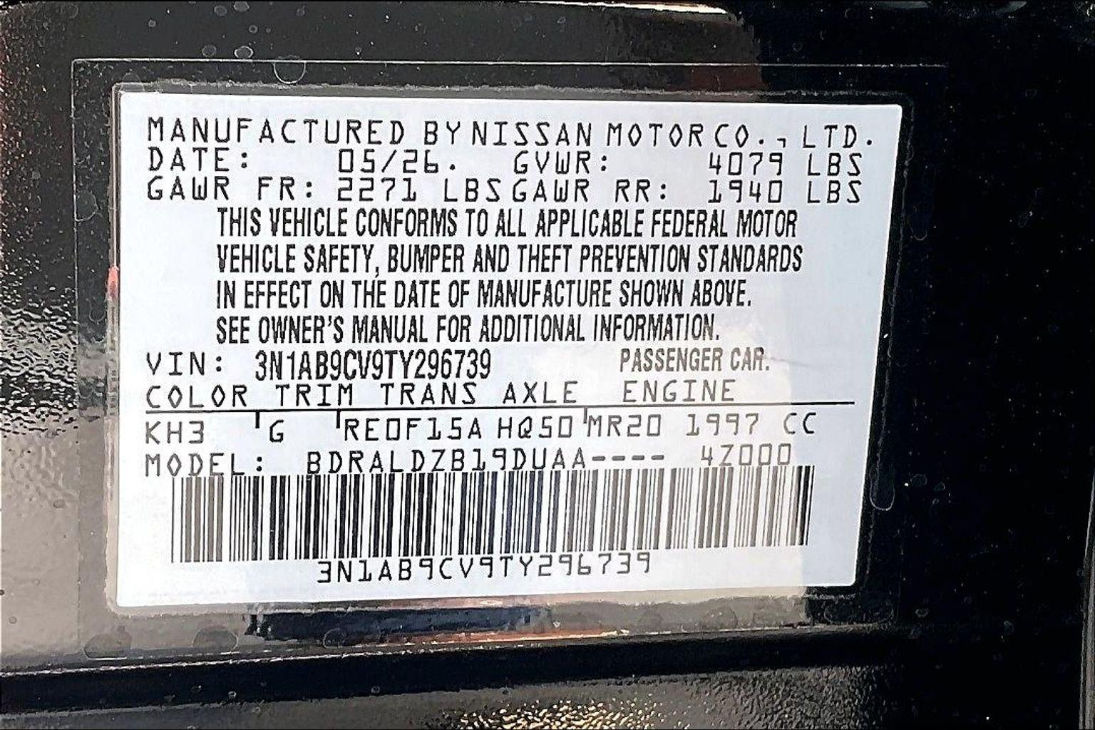 2026 Nissan Sentra SV
