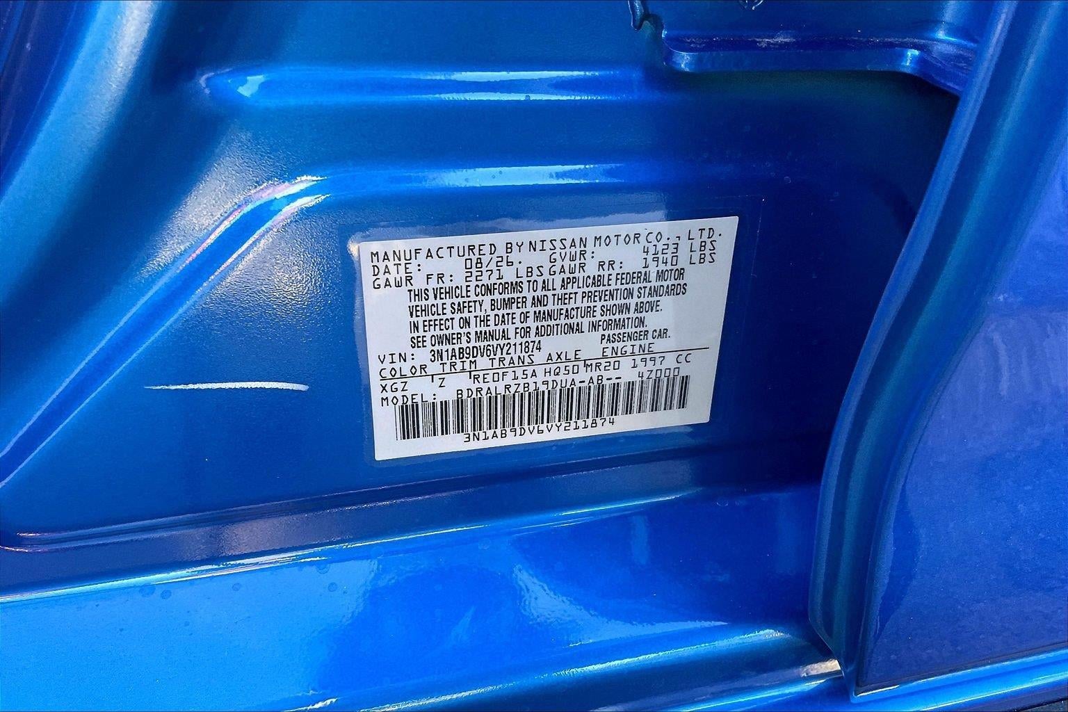 2027 Nissan Sentra SR