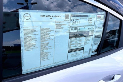 2026 Nissan Sentra SR