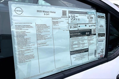 2025 Nissan Versa S
