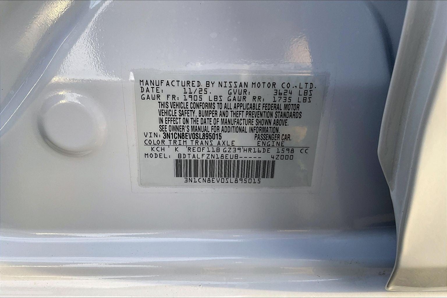 2025 Nissan Versa SV