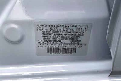 2025 Nissan Versa SV