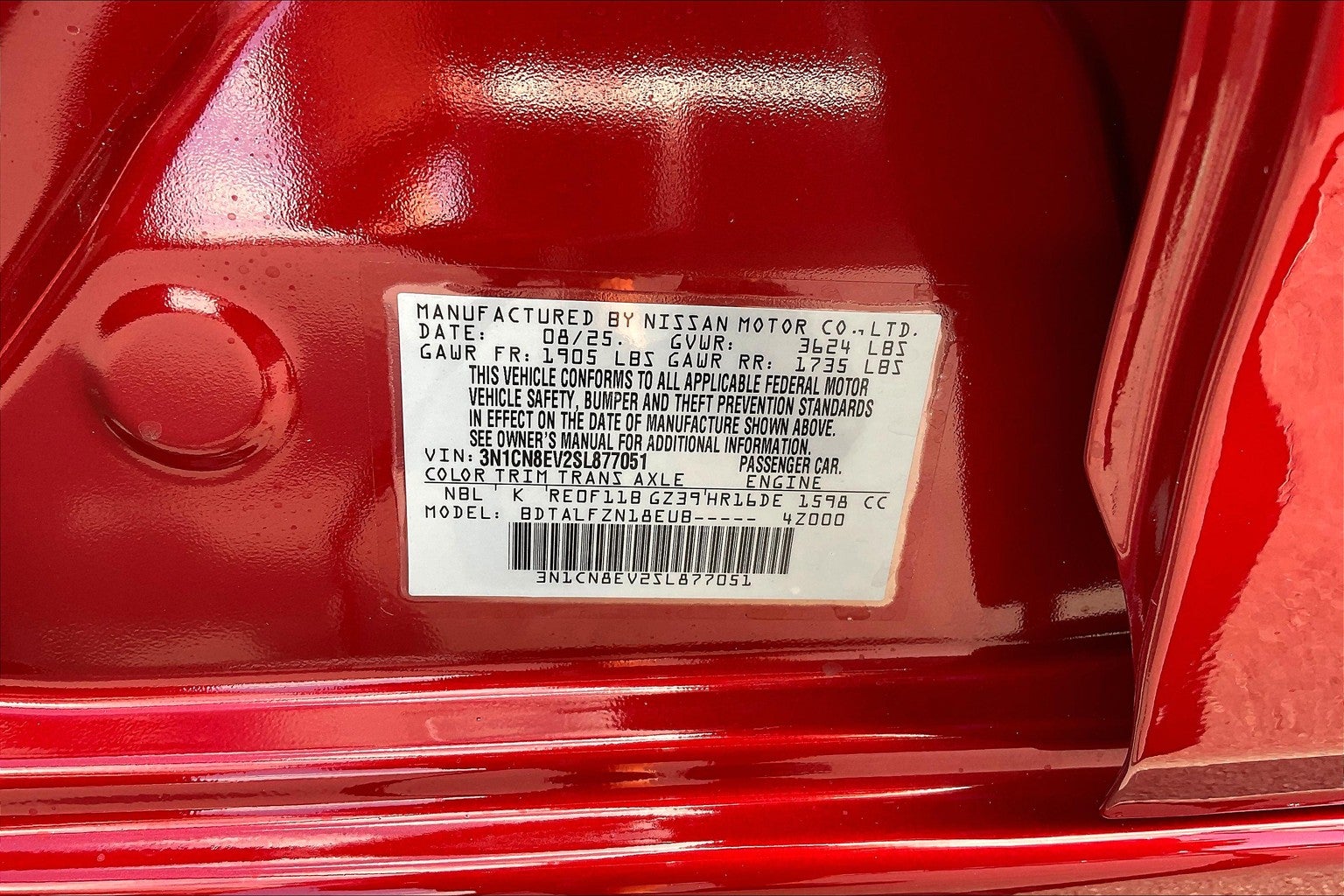 2025 Nissan Versa SV