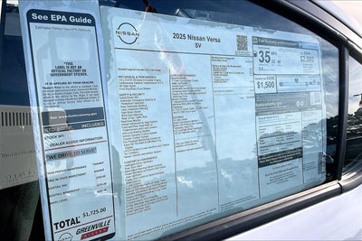 2025 Nissan Versa SV