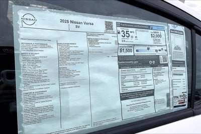 2025 Nissan Versa SV