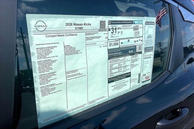 2026 Nissan Kicks S