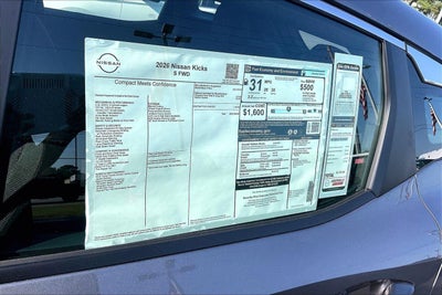 2026 Nissan Kicks S